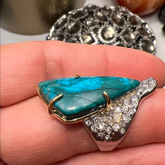 🔮Alexis Bittar Roxbury Crystal Ring sz7 - Picture 8 of 11